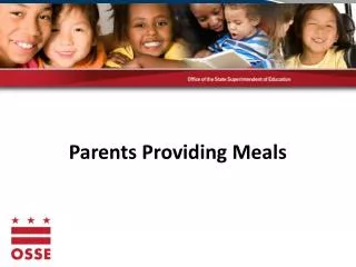 Parents Providing Meals