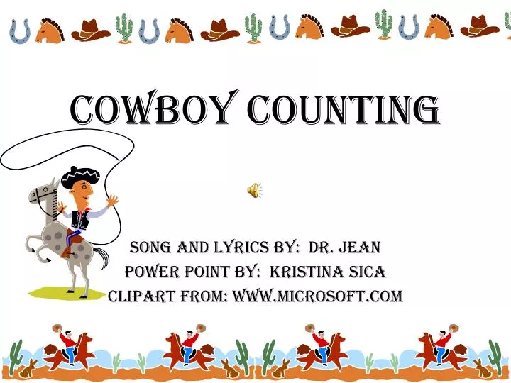cowboy counting