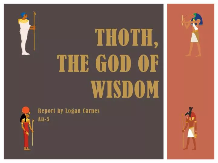thoth the god of wisdom
