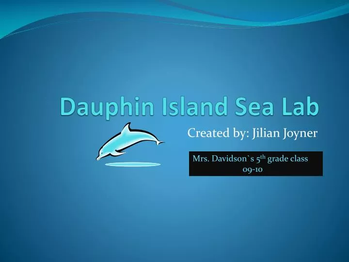 dauphin island sea lab