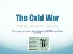 The Cold War - slide 1