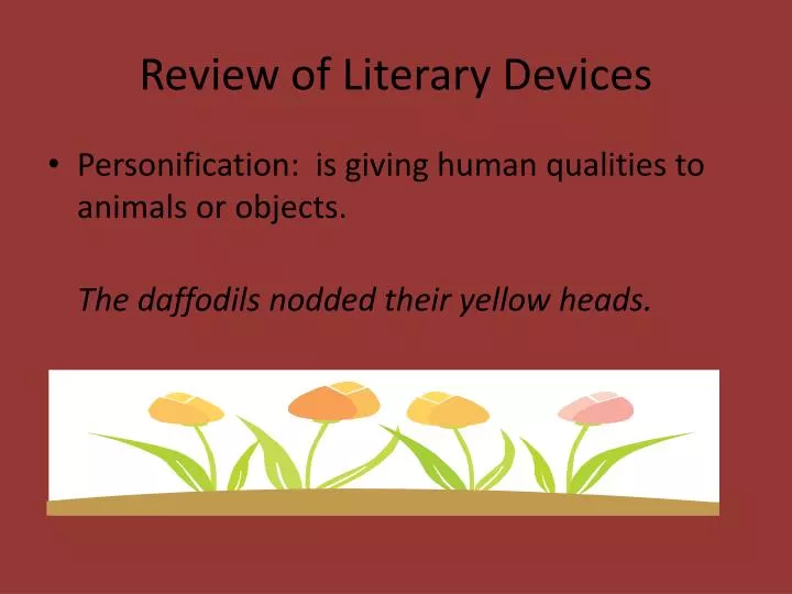 review of literary devices