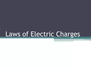 laws of electric charges
