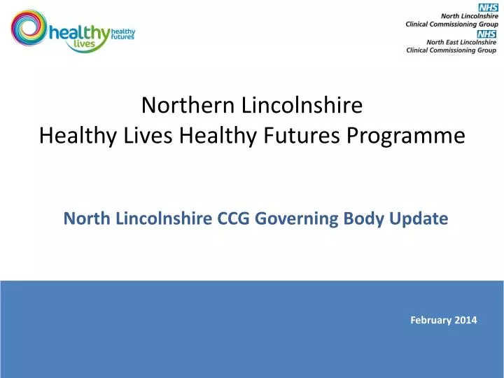 northern lincolnshire healthy lives healthy futures programme