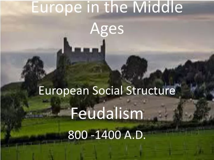 europe in the middle ages