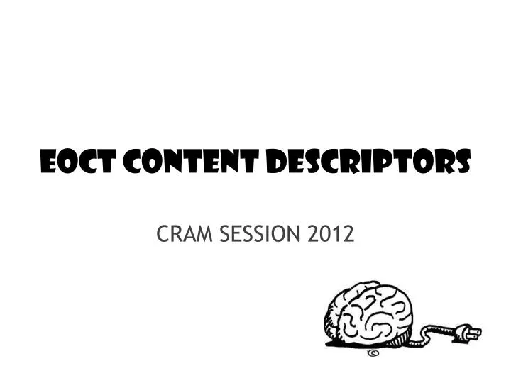 eoct content descriptors