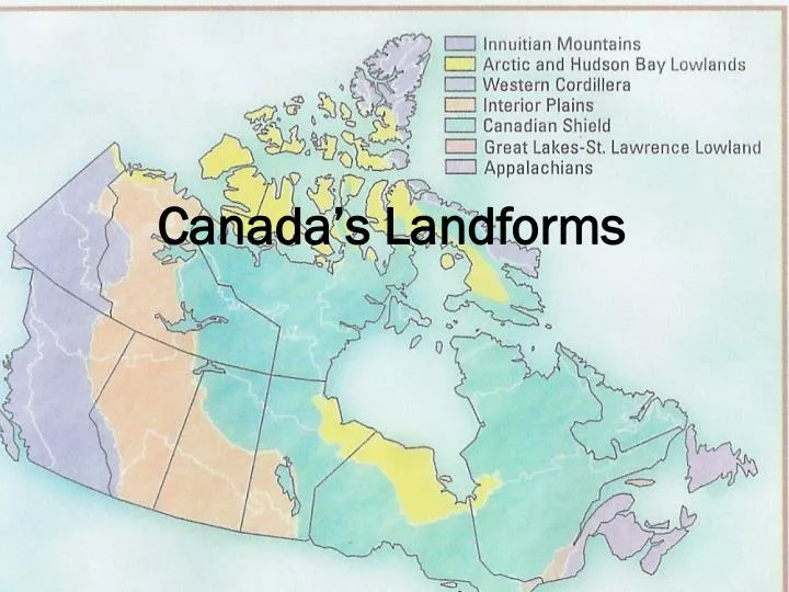 canada s landforms