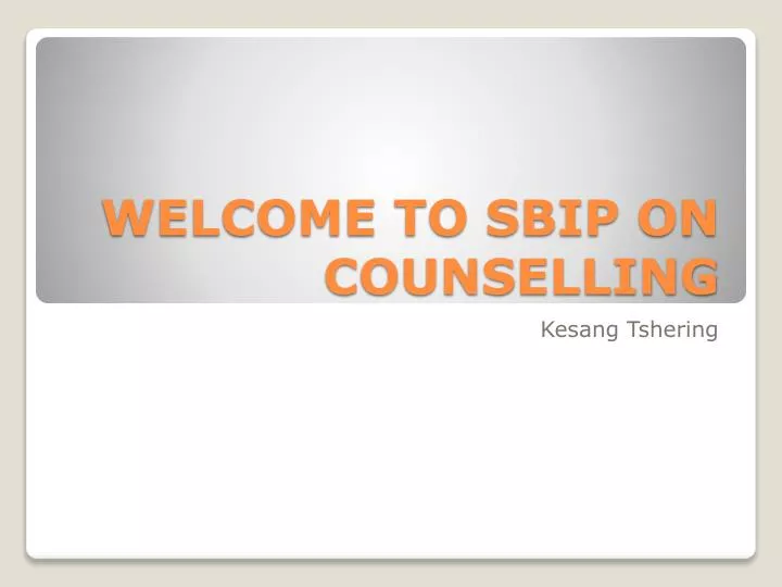 welcome to sbip on counselling