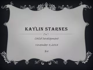 Kaylin Starnes