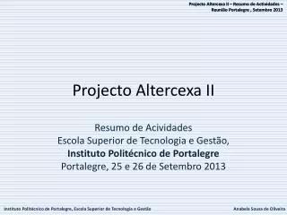 projecto altercexa ii