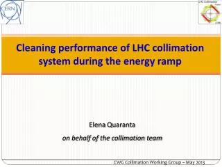 Cleaning performance of LHC collimation system during the energy ramp