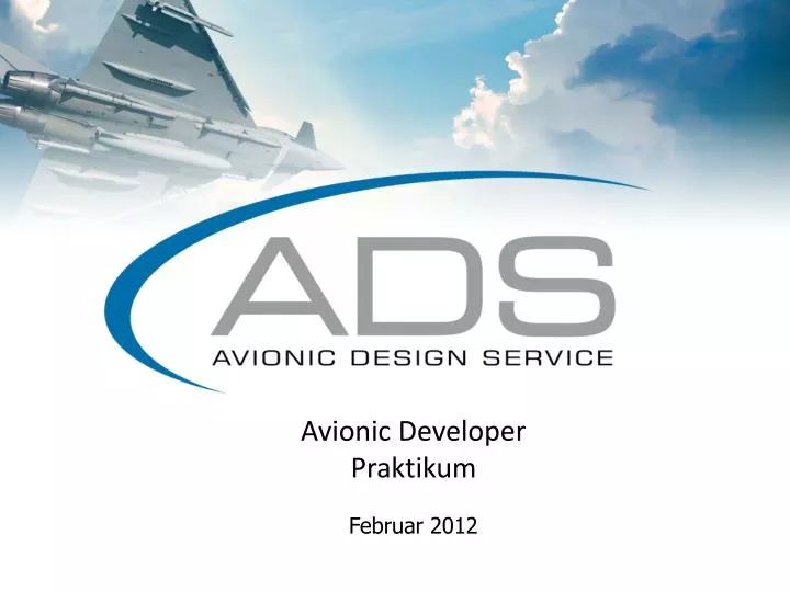 avionic developer praktikum