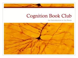 Cognition Book Club