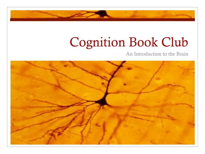 cognition book club