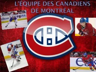 l quipe des canadiens de montr al