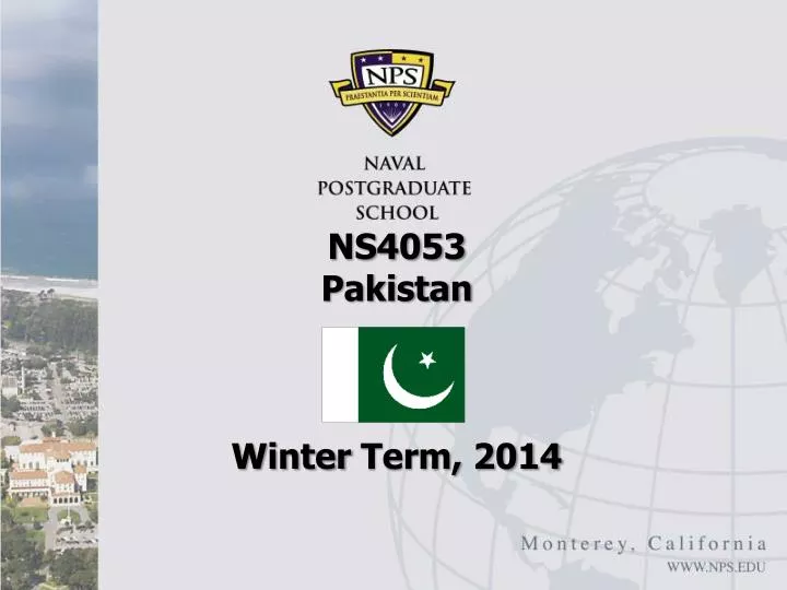 ns4053 pakistan winter term 2014
