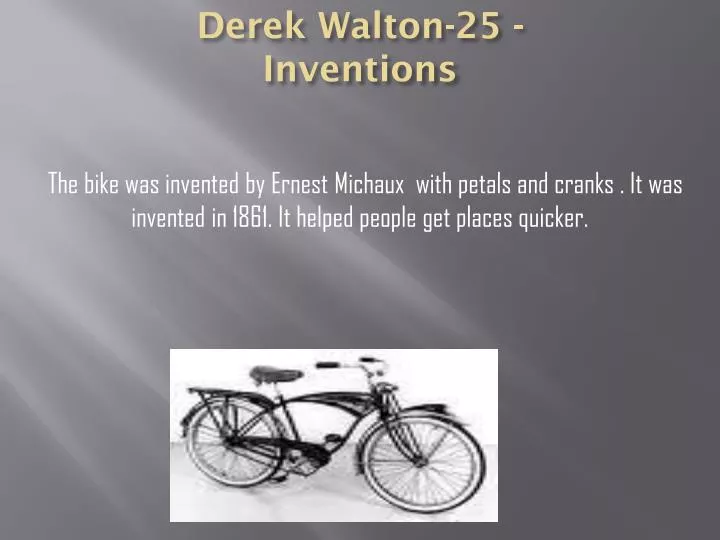 derek walton 25 inventions