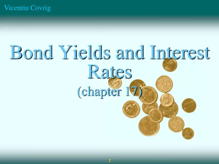 bond yields and interest rates chapter 17