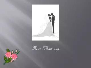 mon mariage