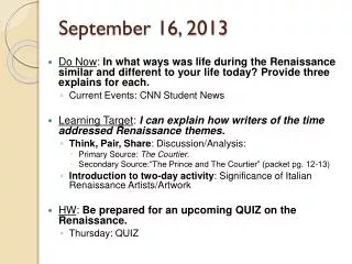 september 16 2013