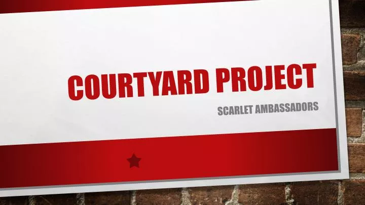 courtyard project