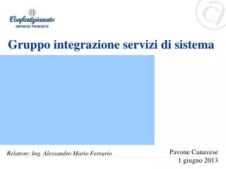 gruppo integrazione servizi di sistema