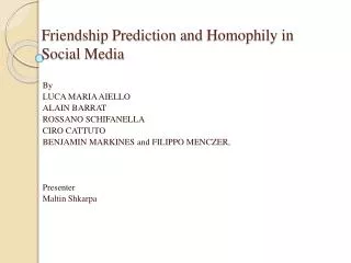Friendship Prediction and Homophily in Social Media