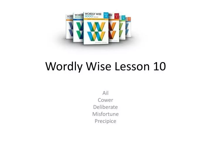 wordly wise lesson 10