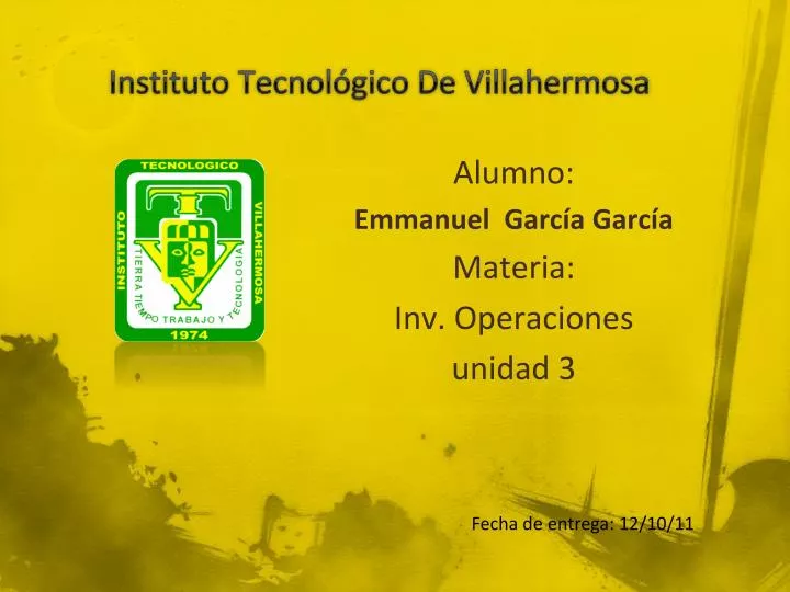 instituto tecnol gico de villahermosa