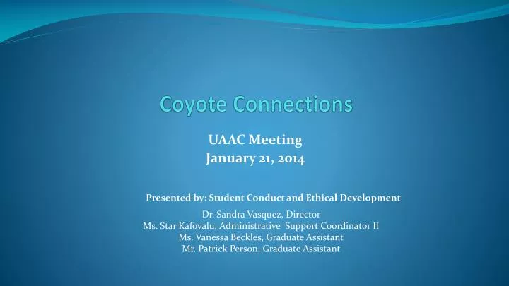 coyote connections