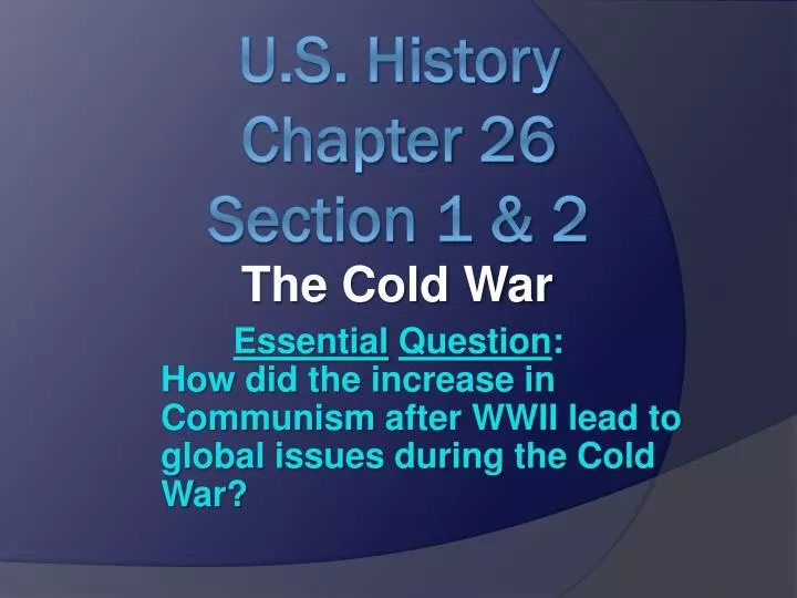 the cold war