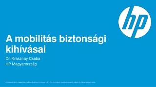a mobilit s biztons gi kih v sai