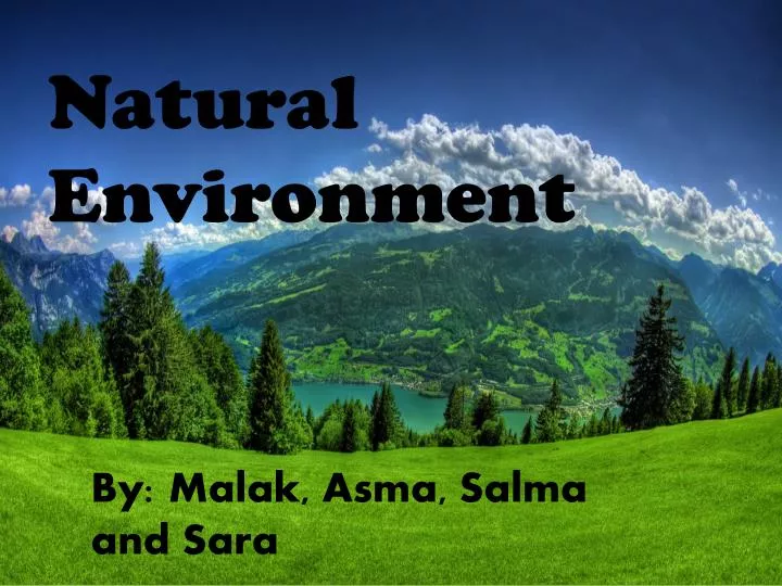 natural environment