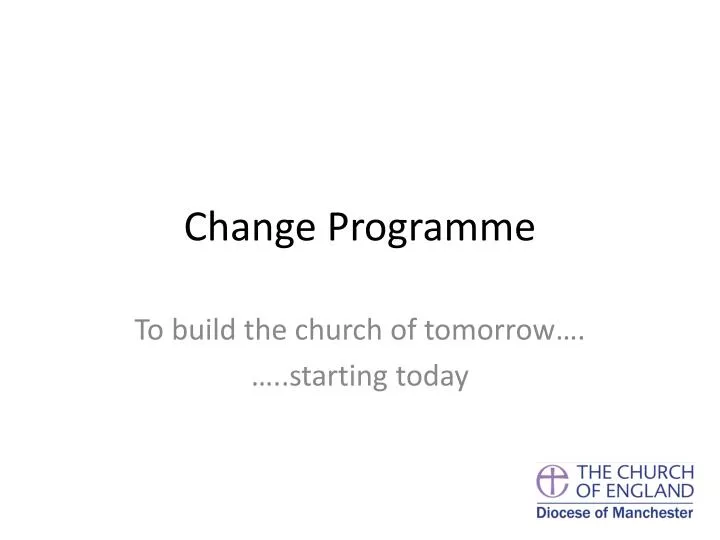 change programme