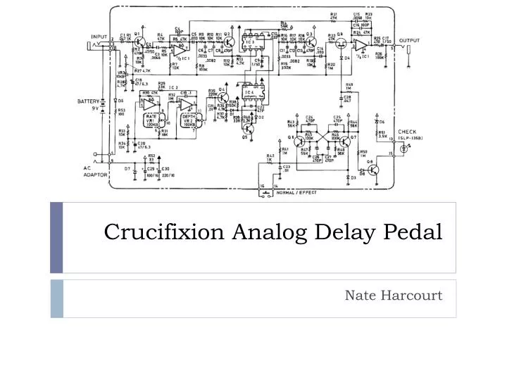 crucifixion analog delay pedal