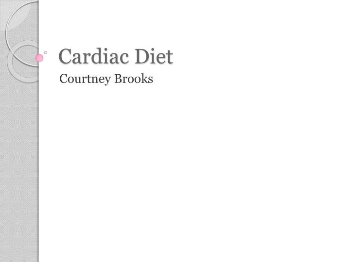 cardiac diet