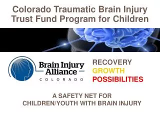 Colorado Traumatic Brain Injury Trust Fund Program for Children