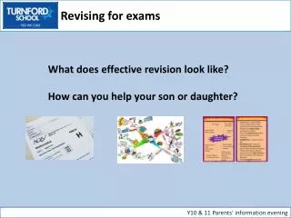 What does effective revision look like? How can you help your son or daughter?