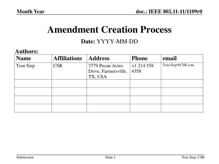 amendment creation process