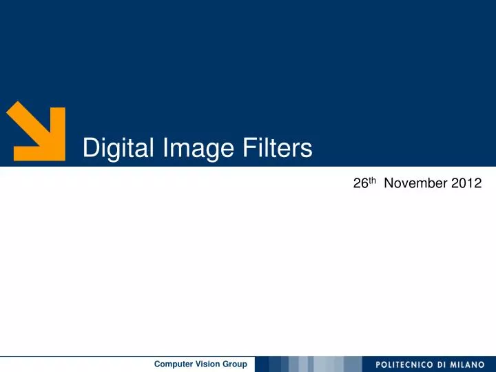 digital image filters