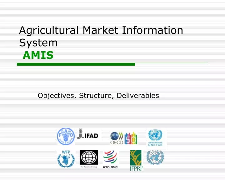 agricultural market information system amis