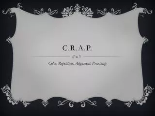 C.R.A.P.