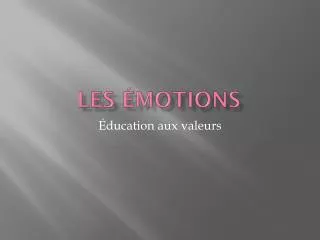 les motions