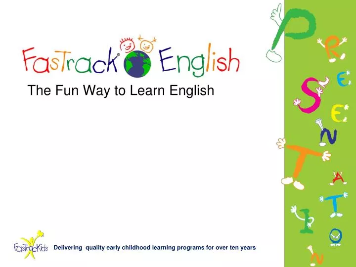 the fun way to learn english