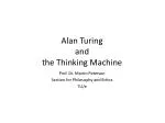 Alan Turing and the Thinking Machine - slide 1