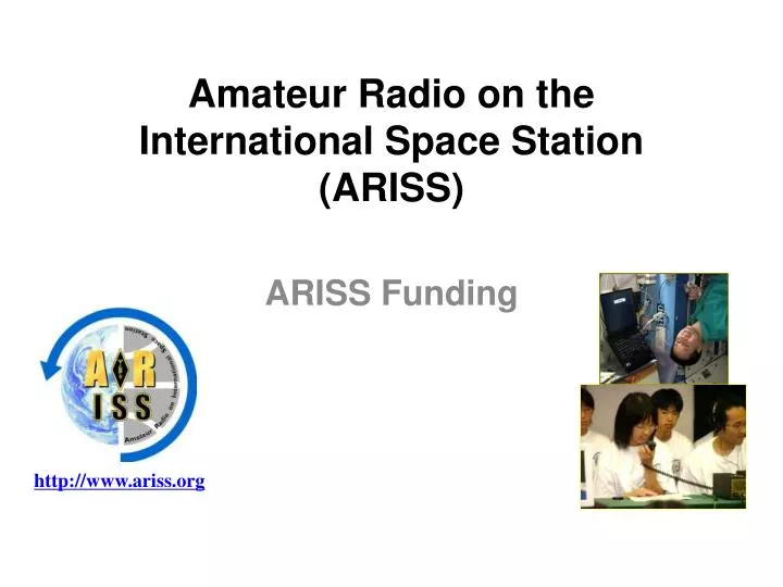 amateur radio on the international space station ariss