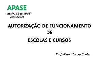 apase sess o de estudos 27 10 2009