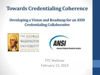 PTC Webinar February 13, 2014