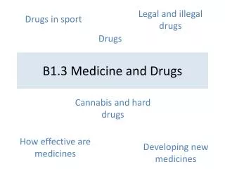 B1.3 Medicine and Drugs