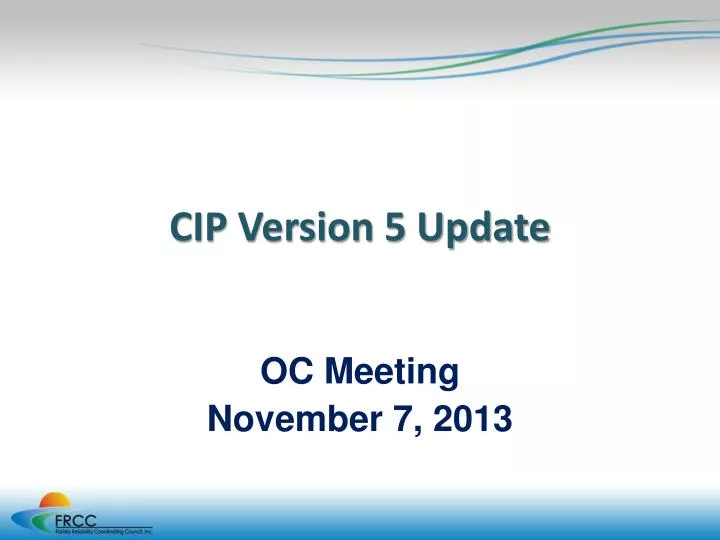 cip version 5 update